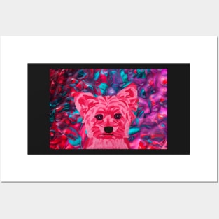 Funky Yorkie Posters and Art